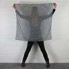 Superfreak Baumwolltuch - Ringe - weiß - quadratisches Tuch
