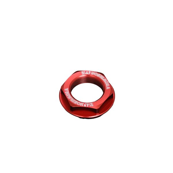Yoshimura Steering Stem Nut M22xP1.0 Red YOSHIMURA 623-573-5140