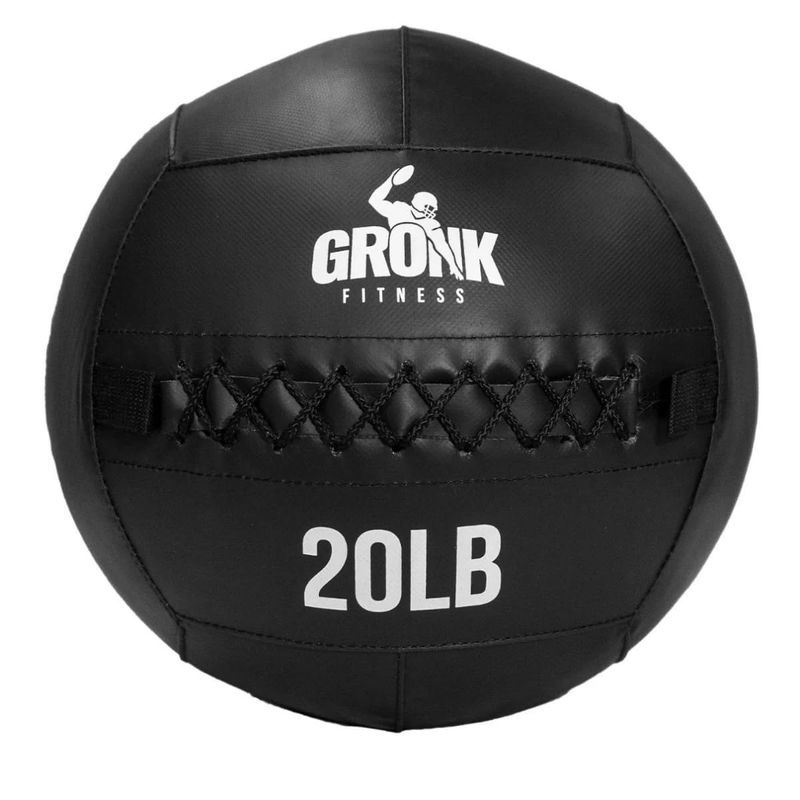 Gronk Fitness Premium Wall Ball | Non-Slip Weighted Medicine Ball ...