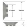 49mm Coffee Grinder Dosing Funnel - catcha Catcher Espresso Ring portafilter