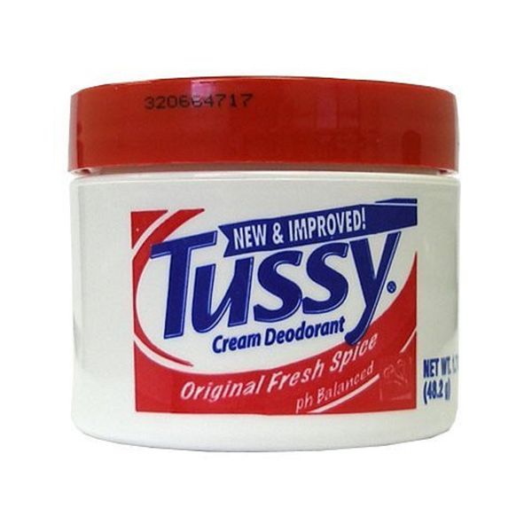 Tussy Deodorant Cream, Original - 1.7 Oz (4 Pack)