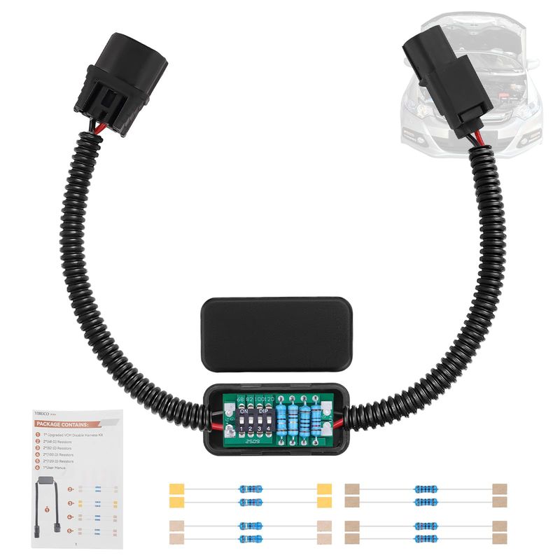 YIBEICO Upgraded VCM Muzzler Harness Disable VCM Controller Kit for Hon ...