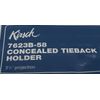 Kirsch Concealed Tieback Holder, 3 1/2" Projection, 1 Pair