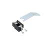 Satin Aluminum Top Guide for Jackson Concealed Vertical Rod Panic Exit Devices with Top Bolt
