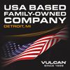 VULCAN Winch Strap - Wire Hook - 2" x 15', 4 Pack - High-Viz - 3300 lbs SWL
