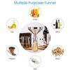 Stainless Steel Funnel Set With Strainer And Cleaning Brush Kitchen Essential