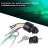 Ignition Key Switch, Boat Ignition Key Switch Assembly for Mer-cury Outboard Remote Control Box 87-17009A5
