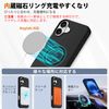 TUCCH iPhone 16 Plus Compatible Case Notebook Type 2 in 1 Separate Type iPhone 16 Plus Notebook Type Case Removable [RFID Blocking] Card Pocket Horizontal Stand Function Shock Absorption Full