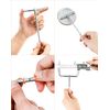 QWORK® Telescopic Gauges 8 mm - 150 mm Inner Diameter Adjustable, 6 Pieces/Set