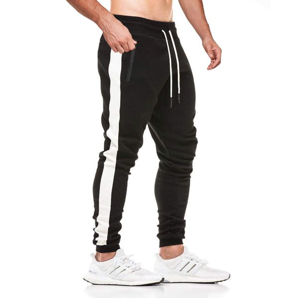 JustSun Jogginghose Herren Baumwolle Trainingshose Männer Sporthose Herren Lang Joggers Jogging-Hose Herren Sweathose Hosen Fitness Trackpants Sweatpants Herren Schwarz 3XL