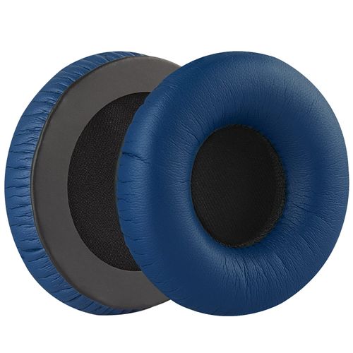 Geekria QuickFit Protein Leather Replacement Ear Pads for Sennheiser HD25, HD25SP, HD25 Lite, HD25 Plus, HD25 Limited 75th Anniversary Edition Headphones Earpads, Headset Ear Cushion (Blue)