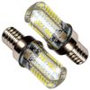 HQRP 2-Pack E12 Base 64 SMD3014 LED Light Bulbs AC 110V Cool White Dimmable