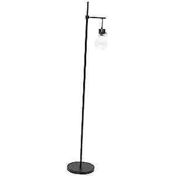 LF1027-BLK Hanging Lightbulb Floor Lamp, 12.75" L x 10" W x 60" H