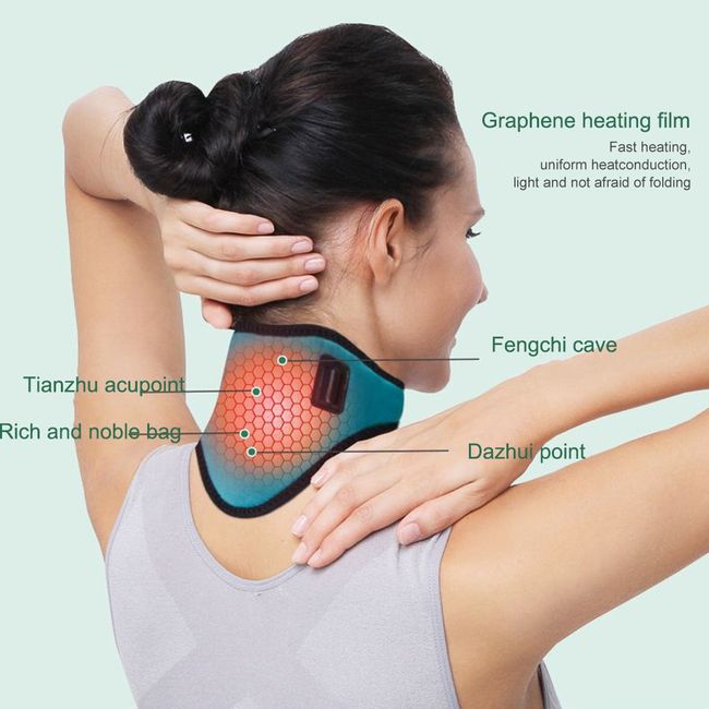 Rechargeable Heat Therapy Shoulder Brace Adjustable Shoulder