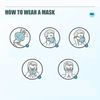White KN95 Face Masks 100 Pack Breathable Disposable Face Masks