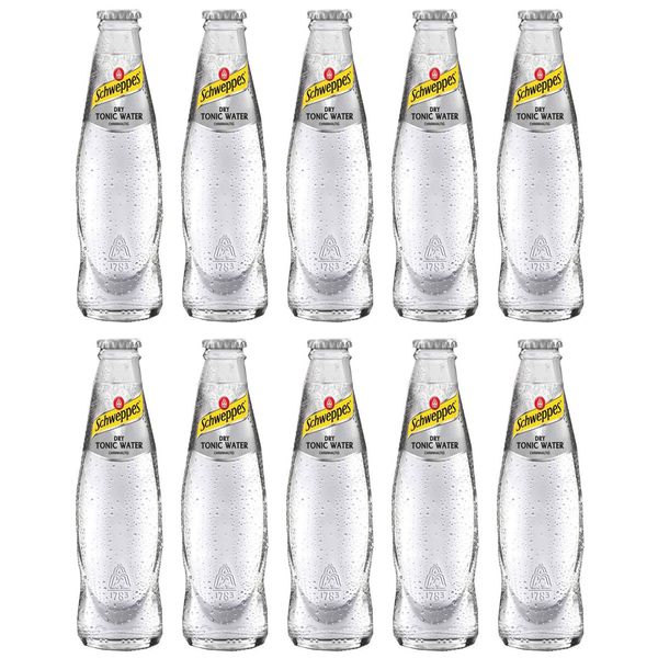 Schweppes - Dry Tonic Water - 10x0,2l inkl. 1,50€ MEHRWEG Pfand