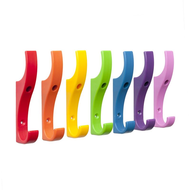 Toughook Unbreakable Plastic Safety Coat Hooks 10 Pack