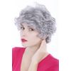 ELEGANT Lady WIG elderly Dame grey curl Granny GOLDEN YEARS GFW513-51