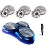 HQ9 Replacement Shaver Heads Compatible for Philips Norelco HQ9 SpeedXL, Replacement Heads for Series 8140XL 8150XL 8160XL 8170XL 8100 Series, 8200 Series, 9100 Series, and PT/AT900