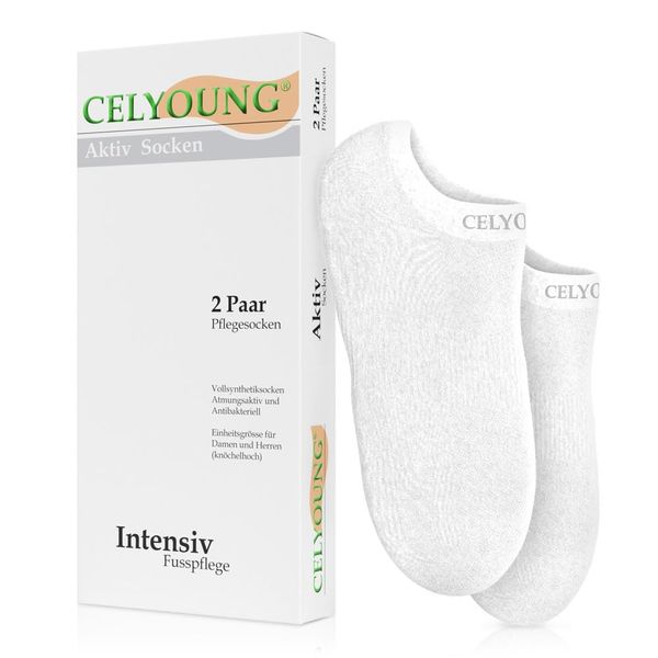 Celyoung Active Socks Synthetic Unisex, White