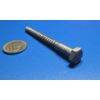 Galvanized Hex Head Lag Screw 1/4" Threads x 3.00" Length, 100 pcs