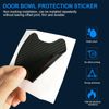 Generic 4pcs Car Door Handle Scratch Protector, Universal Fit, Carbon Fibre, Black