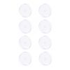 Bloomfall 7MM 8PCS Clear Piercing Disc For Piercing Bump,Pressure Silicone Earrings For Keloids Healing Pads Belly Button Piercing Kit