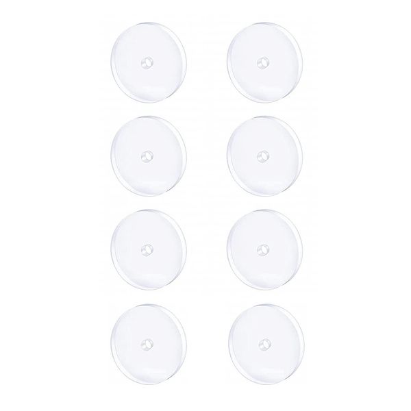 Bloomfall 7MM 8PCS Clear Piercing Disc For Piercing Bump,Pressure Silicone Earrings For Keloids Healing Pads Belly Button Piercing Kit