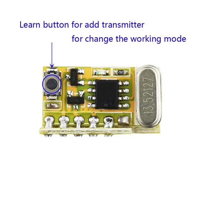 DC 3.7V 5V 12V 24V 1A Mini Wireless Remote Control Switch on Off Kit Momentary 433MHz