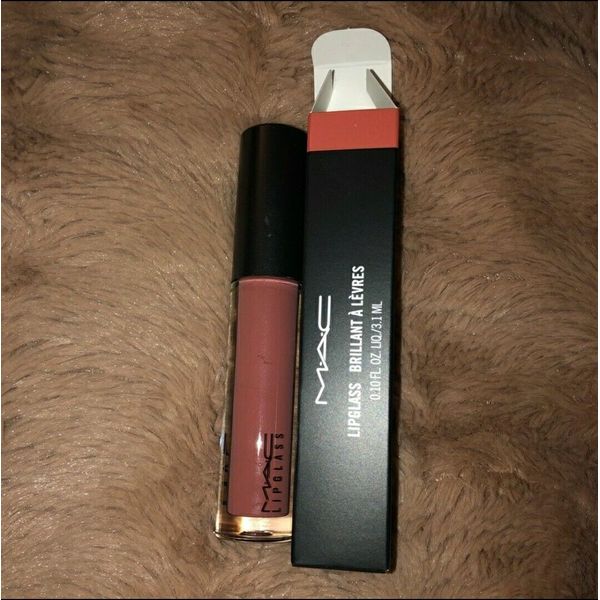 NIB MAC LIPGLASS (ALL THINGS MAGICAL 343) PINKY NUDE F/S 💝