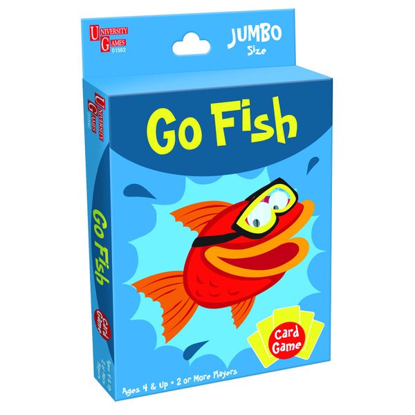 University Games Go Fish Card Game, Jumbo Size