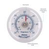 Brannan Slate Blue Dial Thermometer - 65mm