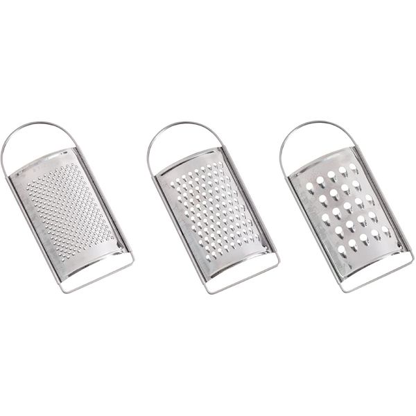 Graters 3 Mini Stainless Steel Cheese Graters for Ken"s Holm