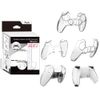 Brand New RDFJ PS5 Controller Protective Case Non-Slip Clear Protective Case Protective Frame for Play Station 5 Controller(Clear)