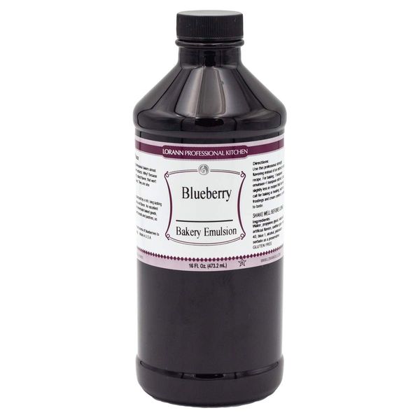 Lorann Oils Blueberry Bakery Emulsion: Realistic Blueberry Flavor, Perfect for Elevating Berry Notes in Baked Goods, Gluten-Free, Keto-Friendly, Blueberry Extract Substitute Essential for Your Kitchen