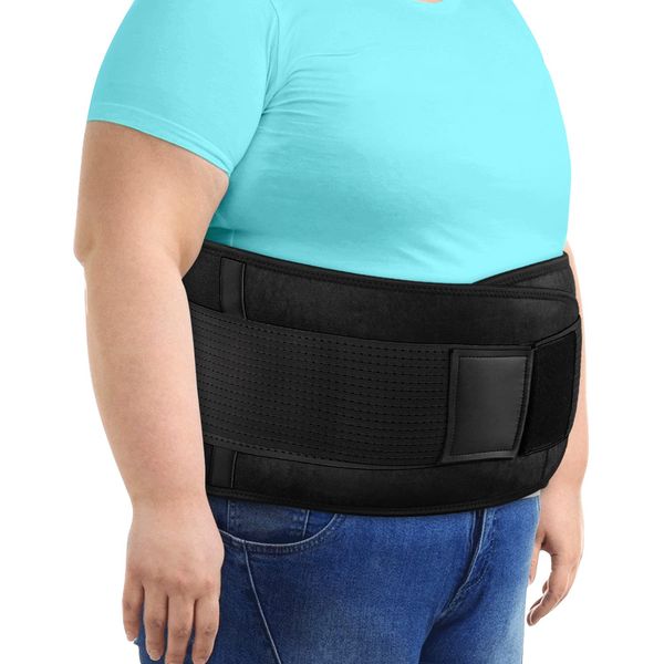 ABACKH Back Brace for Lower Back Pain - Lumbar Support Belt for Women & Men - Relief Back Pain,Lower Back Pain Relief for Herniated Disc, Sciatica, Scoliosis,Lower Back Belt 3XL/4XL(45"-53")