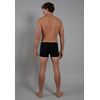 Ceceba Herren Short-Pants, Elastan, Baumwolle, Single Jersey, schwarz, Uni, 2er Pack 9