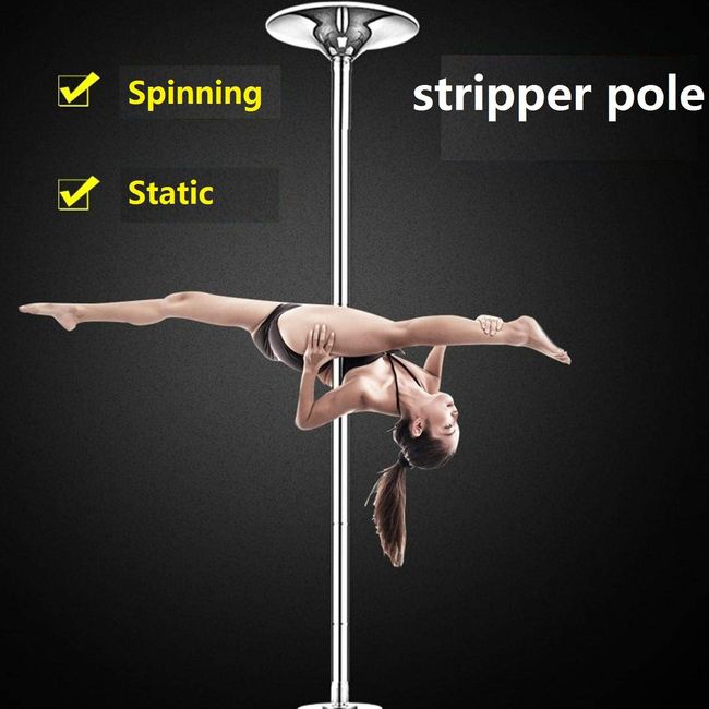 45mm Portable Fitness Exercise Spinning Static Dance Pole Stripper