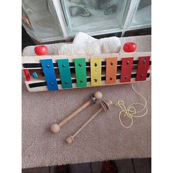 Vintage Fisher Price Xylophone Pull Along Toy