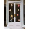 Stickers4 Easter Window Stickers - 8 x Beautiful Arty Colourful Egg Window Clings for Easter Window Display