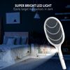 WBM Smart Electric Fly Swatter Racket, Rechargeable Bug Zapper, Medium-2PK, (6405E-2PCS)