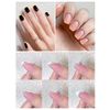 EBANKU 3PCS Clear Nail Stamper Silicone Jelly Stampers with 4PCS Scrapers and 3PCS Silicone Replace Nail Art Stamper Heads for Manicure Tools