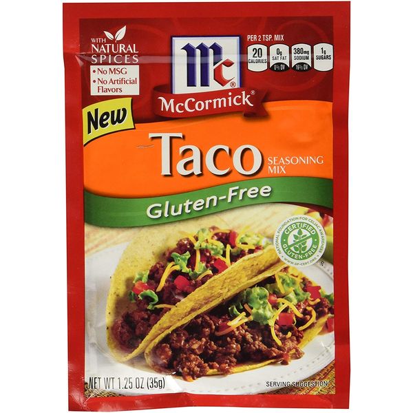 Mccormick Seasoning Mix Gluten-free Taco 1.25oz Pack of 3