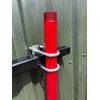 U Bolt Round M10 40mm Inner Width x 100mm Length with Back plate, Hex Nuts and Washers (2)