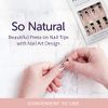 Coffin False Nails Pink False Nails Coffin Medium Length Acrylic Ballerina Press on Nails Full Cover Stick on Nails 24pcs With Nails Sticker and Nail Glue,HJ-T09 (HJ-T09-03)