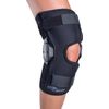 DonJoy Deluxe Hinged Knee Brace, Drytex Wrap Around, Open Popliteal, Medium