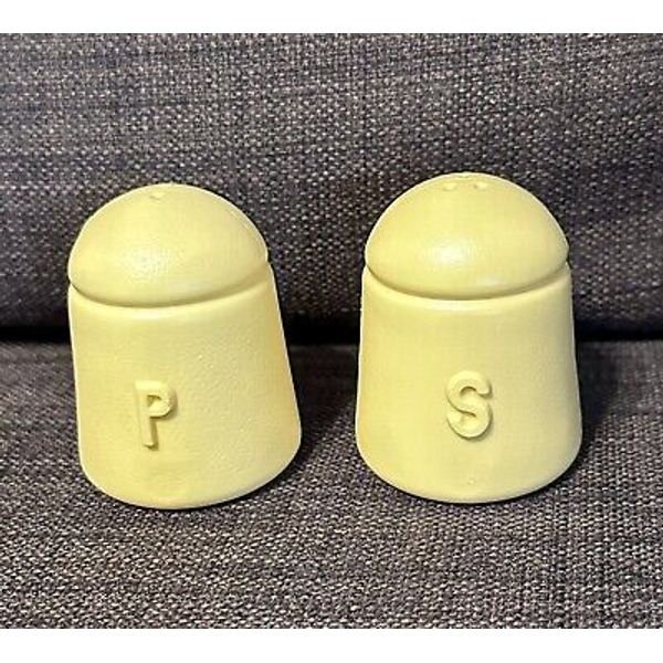 Vintage Yellow Step 2  Pretend Play Kitchen Salt & Pepper Shaker