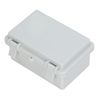 Electrical Box Insulated Outdoor Junction Box with Hinged Cover Plastic Clip for Various DIY Projects
