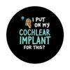 Cochlear Implant Heairing Aid Sound Device PopSockets Standard PopGrip