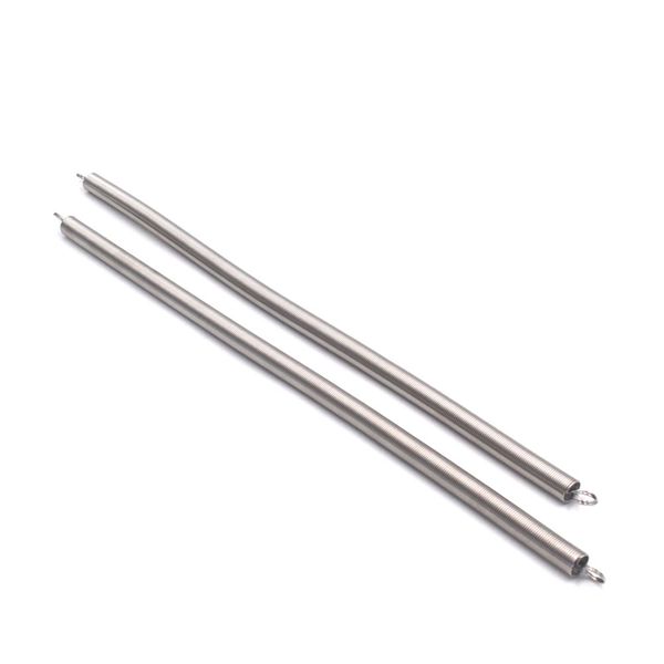 2Pcs Zinc Plated Steel Wire Extension Spring 20 Inch